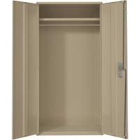 Armoire garde-robe, Acier, 36" la x 18" p x 72" h, Beige Equipment World