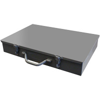 Compartment Steel Scoop Boxes, 17.875" W x 12" D x 3" H, 13 Compartments Equipment World