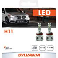 H11 Headlight Bulb, LED, 13.2 W/17 W, White Equipment World