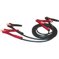 Heavy-Duty Booster Cable with Flexi-Spring Strain, 5 AWG, 500 A, 12' Cable Equipment World