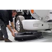 Bac de vidange d'huile pour camion &agrave; profil bas avec couvercle Equipment World