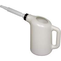 Oil Dispenser with White Spout, Plastic, 6 qt Capacity Equipment World
