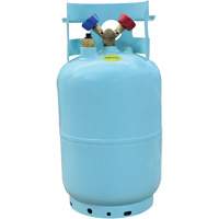 30 Lbs DOT-Approved Recovery Cylinder with Float Switch Equipment World