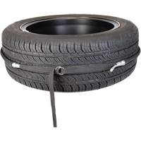 &eacute;largisseur pneumatique de talons T133, Caoutchouc, Convient aux jantes de taille 22" - 32" Equipment World