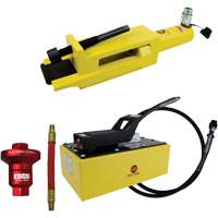 Ensemble de brise-talon pour pneus g&eacute;ants/&eacute;quipement de terrassement avec pompe hydraulique de 5 pintes Equipment World