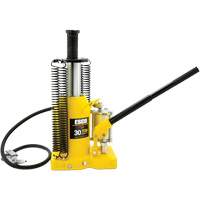 Pro Series  Bottle Jack, 30 tons, Air Hydraulic, 20" Raised Height Equipment World