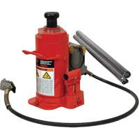 Standard Height Bottle Jack, 12 Ton(s), Air Hydraulic, 19-3/4" Raised Height Equipment World