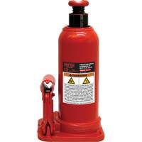 Bottle Jack with Gauge Hole, 12.5 Ton(s), 18-89/100" Raised Height Equipment World