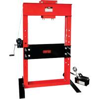 Air/Hydraulic Pump Operated Shop Press, 50 tons Capacity Equipment World