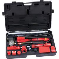Trousse de r&eacute;paration pour collision et entretien, capacit&eacute; 10 tonnes, avec adaptateurs forg&eacute;s Equipment World