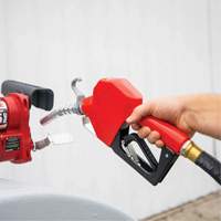 Red Automatic Gasoline Spout Nozzle Equipment World