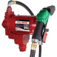 115/230V AC Fuel Transfer Pump with Nozzle Equipment World