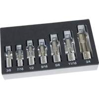 SAE Flare Nut Socket Set with Foam Tray, 7 Pieces, 3/8" Drive Size Equipment World