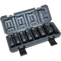 Double-Ended Hex & Twist Socket Set with Case, 8 Pieces, 1/2" Drive Size Equipment World