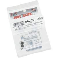 1/4" Clips & O-Rings Set Equipment World