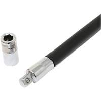 Tournevis flexible extra-long avec adaptateur carr&eacute; 1/4" x hexagonal 1/4" Equipment World