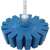 Conical Gear Eraser Wheel with Quick-Connect Arbor Adapter Equipment World