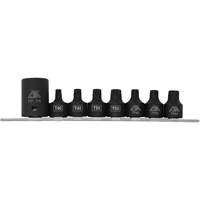 Pickup Truck Bed Bolt Socket/Bit Set, 8 Pieces, 1/2"/3/8" Drive Size Equipment World