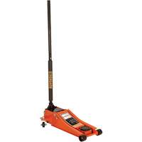Low Profile Service Jack with Safety Stands, 3 Ton(s) Capacity, 2-19/20" Lowered, 19-9/10" Raised, Manual Hydraulic Equipment World