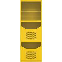 Spill Control Cabinet, 1 Shelves, 72" H x 24" W x 24" D, Steel, Yellow Equipment World