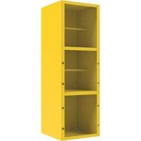Spill Control Cabinet, 1 Shelves, 72" H x 24" W x 24" D, Steel, Yellow Equipment World