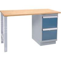 Industrial-Duty Workbench, Door w/ Drawer Combination, 1000 lbs Cap., 60" W x 36" D, 34" H Equipment World