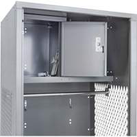 Gear Locker, Steel, 24" W x 24" D x 72" H, Grey FN468 | Equipment World