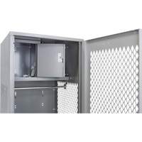 Gear Locker, Steel, 24" W x 18" D x 72" H, Grey FN469 | Equipment World