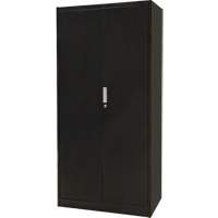 Armoire de rangement combin&eacute;e, 36" la x 18" p x 72" h, Noir Equipment World