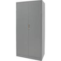 Armoires de rangement Hi-Boy, Acier, 4 Tablettes, 72" h x 36" la x 18" P, Gris Equipment World