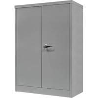 Armoire de rangement &agrave; hauteur de comptoir, Acier, 2 Tablettes, 42" h x 30" la x 15" P, Gris Equipment World
