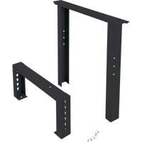 Industrial Duty Leg for Workbench, Steel, 24" D x 34" H, Single Equipment World