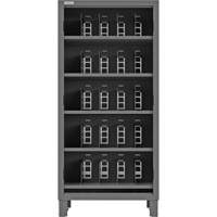 Heavy-Duty Open Front Cabinet with Dividers, Steel, 0 Drawers, 36" x 24" x 78", Grey Equipment World