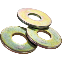 USS Flat Washer, Yellow Zinc, 3/8" Equipment World