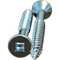 Flat SOC Wood Screws, #10 x 2" L, Zinc Plated Equipment World