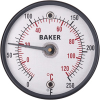 Surface Thermometers, Contact, Analogue, 0-250°F (-20-120°C) Equipment World