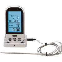Wireless Meat & Poultry Thermometer, Contact, Digital, 32-482°F (0-250°C) Equipment World
