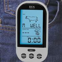 Wireless Meat & Poultry Thermometer, Contact, Digital, 32-482°F (0-250°C) Equipment World