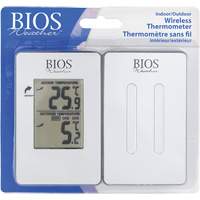 Indoor/Outdoor Wireless Thermometer, Non-Contact, Analogue, 31-158°F (-35-70°C) Equipment World