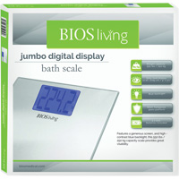Jumbo Digital Display Scale, 550 lbs. Cap., 0.2 lbs. / 0.1 kg Graduations Equipment World