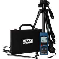 Thermo-an&eacute;mom&egrave;tre &agrave; fil chaud, Enregistrement des donn&eacute;es, Gamme de v&eacute;locit&eacute; d'air de 0,2 - 25,0 m/sec Equipment World