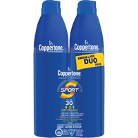 Sport&reg; Water Resistant Sunscreen, SPF 30, Aerosol Equipment World