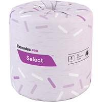 Papier hygi&eacute;nique Pro Select, 2 Pli, 500 Feuilles/Rouleu, Blanc Equipment World