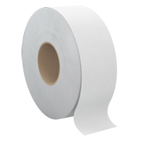 Pro Select&reg; Toilet Paper, Jumbo Roll, 1 Ply, 2000' Length, White Equipment World