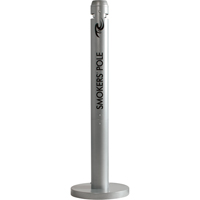 Cendriers Smokers' Pole, Sur pied, Aluminium, Hauteur 41" Equipment World