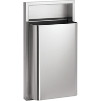 Waste Receptacles, Stainless Steel, 12 US gal. Equipment World