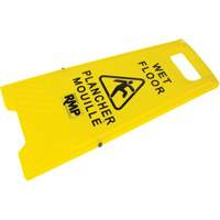 Safety Wet Floor Sign, Bilingual with Pictogram Equipment World