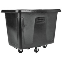Bulk Cube Truck, Polyethylene, 42-13/16" L x 28" W x 33" H, 12 cu.ft. Volume, 400 lbs. Capacity Equipment World