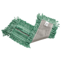 Castaway Dust Mop, Slip On Style, Cotton/Yarn, 24" L x 5" W Equipment World