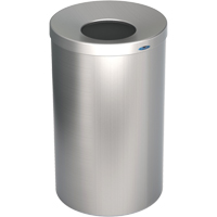 Lobby Waste Receptacle, Stainless Steel, 33 US gal. Equipment World
